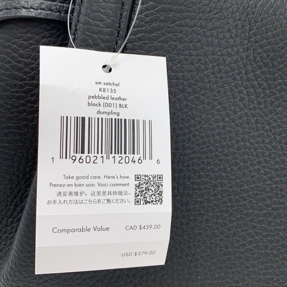 Kate Spade Dumpling Small Satchel Bag in NWT
Black color - Picture 14 of 14